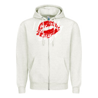 Oatmeal Heather kiss lips i love my gringo wife girlfriend premium Zipper Hoodie - artisFamous