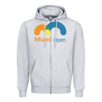 Miami Open Zipper Hoodie | Teevron