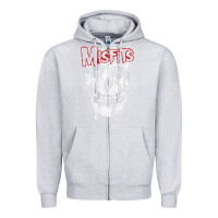 Heather Grey mis .fits splat .ter t shirt Zipper Hoodie - artisFamous