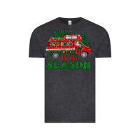 Vintage Black christmas 'tis the season Vintage Tee - BundleAndBundleShop