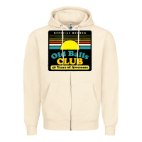 Sandshell mens old balls club 40 years awesome Zipper Hoodie - artisFamous