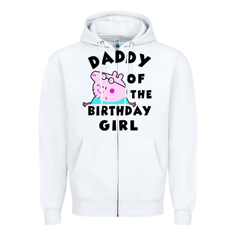 Mens Peppa Pig Daddy Of The Birthday Zipper Hoodie by artisFamous | Teevron