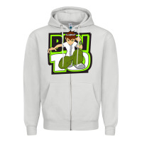 Dove Grey ben tennyson ben 10 Zipper Hoodie - artisFamous
