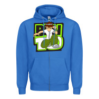 True Royal ben tennyson ben 10 Zipper Hoodie - artisFamous