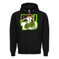 Black ben tennyson ben 10 Zipper Hoodie - artisFamous