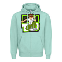Seafoam ben tennyson ben 10 Zipper Hoodie - artisFamous