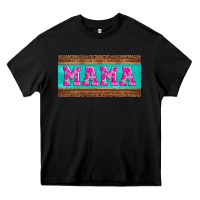 Black floral mama mother's day license plate Heavy Core Tee - Jasminsmagicworld