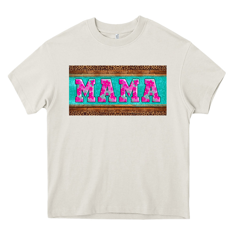 Floral Mama Mother's Day License Plate Heavy Core Tee by Jasminsmagicworld | Teevron