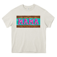 Cream floral mama mother's day license plate Heavy Core Tee - Jasminsmagicworld