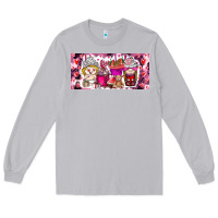Moon Dust Valentine Coffee Long Sleeve Tee - CowhideDigitalArt