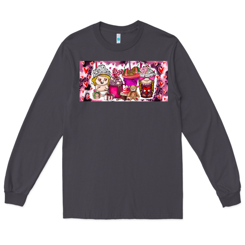 Valentine Coffee Long Sleeve Tee by CowhideDigitalArt | Teevron