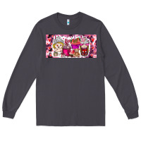Smoke Valentine Coffee Long Sleeve Tee - CowhideDigitalArt