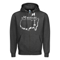 Charcoal Heather masters tournament Zipper Hoodie - artisFamous