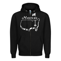 Black masters tournament Zipper Hoodie - artisFamous
