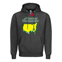 Charcoal Heather masters tournament Zipper Hoodie - artisFamous