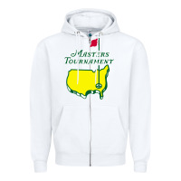 White masters tournament Zipper Hoodie - artisFamous
