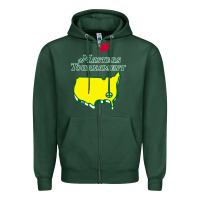 Sports Green masters tournament Zipper Hoodie - artisFamous