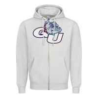 Dove Grey gonzaga university bulldogs Zipper Hoodie - artisFamous