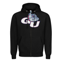 Black gonzaga university bulldogs Zipper Hoodie - artisFamous