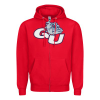 Red gonzaga university bulldogs Zipper Hoodie - artisFamous