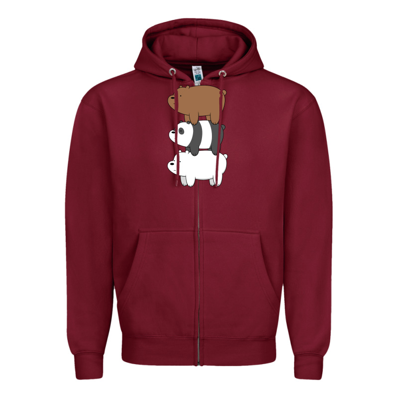 We Bare Bears The Movie Zipper Hoodie by artisFamous | Teevron