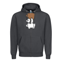 Smoke we bare bears the movie Zipper Hoodie - artisFamous