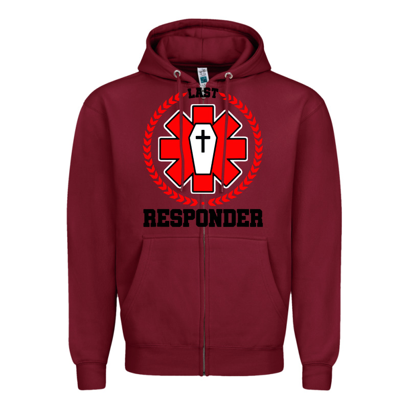 Morgue Embalmer Funeral Director Mortician Zipper Hoodie by artisFamous | Teevron