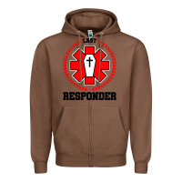 Chestnut morgue embalmer funeral director mortician Zipper Hoodie - artisFamous