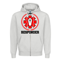 Dove Grey morgue embalmer funeral director mortician Zipper Hoodie - artisFamous
