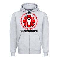 Heather Grey morgue embalmer funeral director mortician Zipper Hoodie - artisFamous