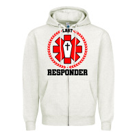 Oatmeal Heather morgue embalmer funeral director mortician Zipper Hoodie - artisFamous