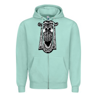 Seafoam alice in wonderland doorknob Zipper Hoodie - artisFamous