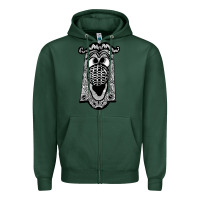 Sports Green alice in wonderland doorknob Zipper Hoodie - artisFamous