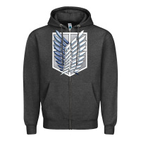 Charcoal Heather Titan Japan Zipper Hoodie - artisFamous