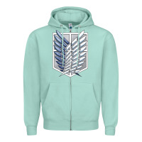 Seafoam Titan Japan Zipper Hoodie - artisFamous