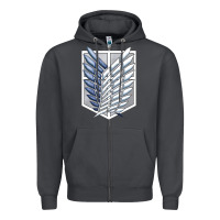 Smoke Titan Japan Zipper Hoodie - artisFamous
