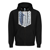 Black Titan Japan Zipper Hoodie - artisFamous