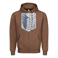 Chestnut Titan Japan Zipper Hoodie - artisFamous