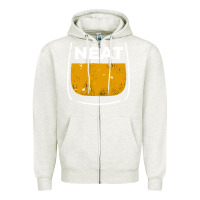 Oatmeal Heather neat whiskey glass Zipper Hoodie - artisFamous