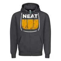 Smoke neat whiskey glass Zipper Hoodie - artisFamous