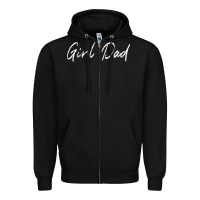 Black girl dad Zipper Hoodie - artisFamous