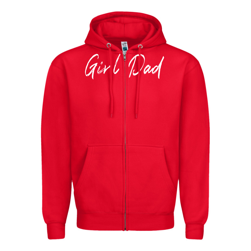 Girl Dad Zipper Hoodie by artisFamous | Teevron