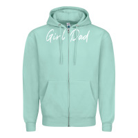 Seafoam girl dad Zipper Hoodie - artisFamous