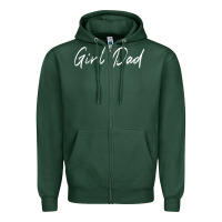 Sports Green girl dad Zipper Hoodie - artisFamous