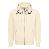 Sandshell girl dad Zipper Hoodie - artisFamous