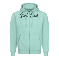 Seafoam girl dad Zipper Hoodie - artisFamous