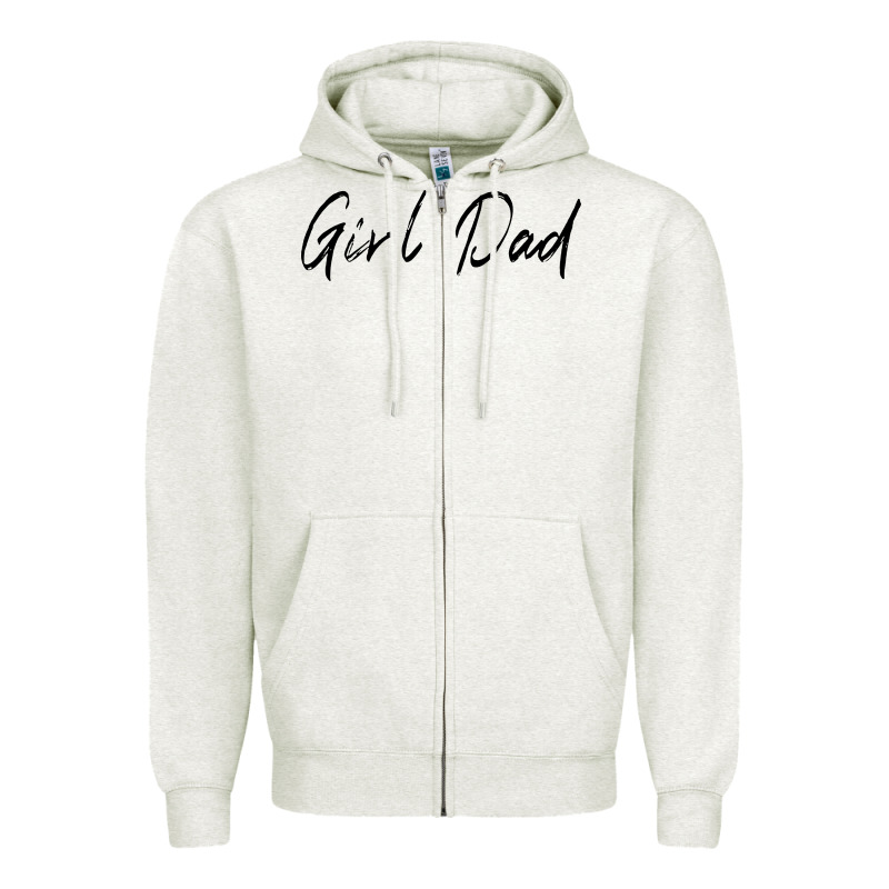 Girl Dad Zipper Hoodie by artisFamous | Teevron
