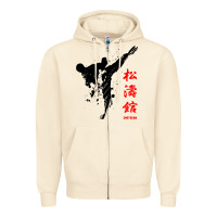 Sandshell shotokan karate Zipper Hoodie - artisFamous