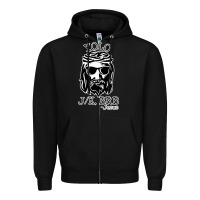 Black funny jesus easter yolo jk brb Zipper Hoodie - artisFamous