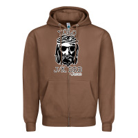 Chestnut funny jesus easter yolo jk brb Zipper Hoodie - artisFamous